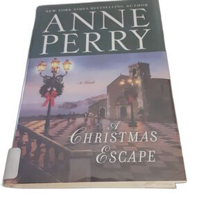 A Christmas Escape Anne Perry Christmas mystery hardcover Ballantine Press